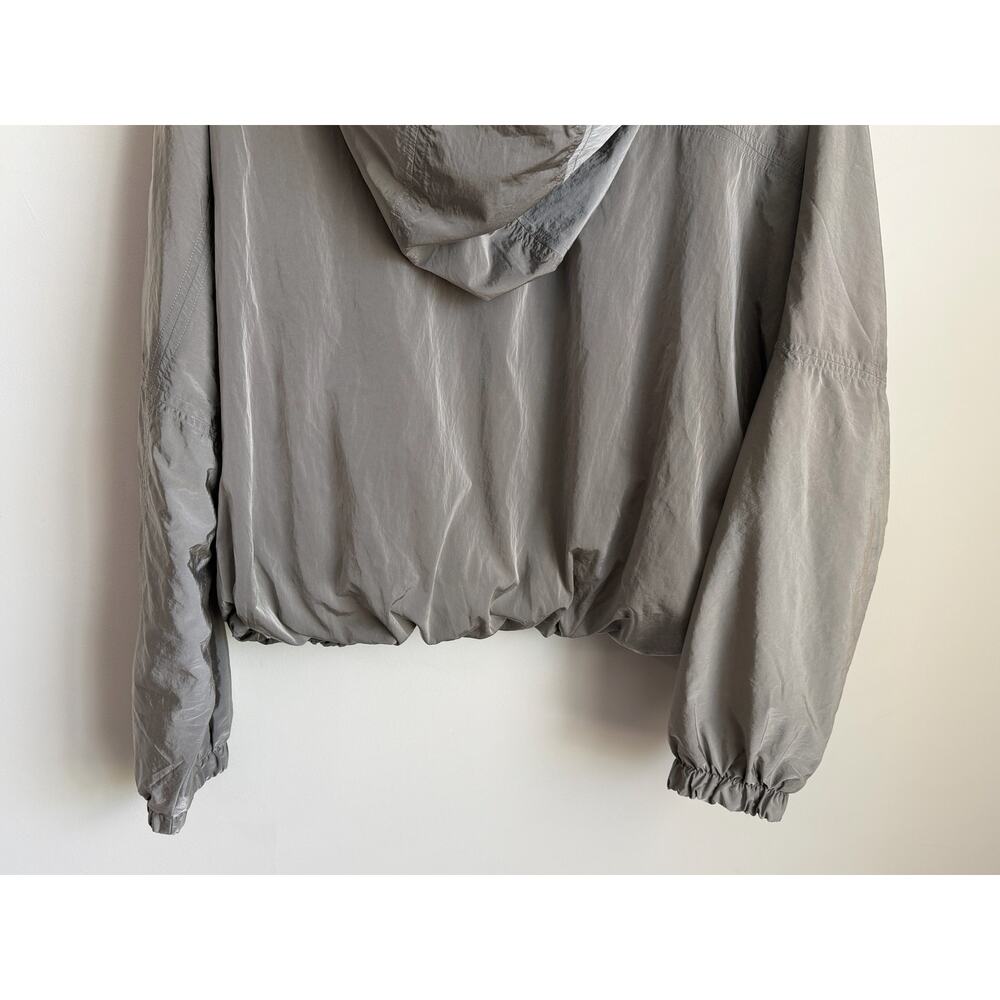 Athleta Day Drift Long Sleeve Full Zip Hooded Jacket Abalone Sheen Womens Medium - Picture 11 of 11